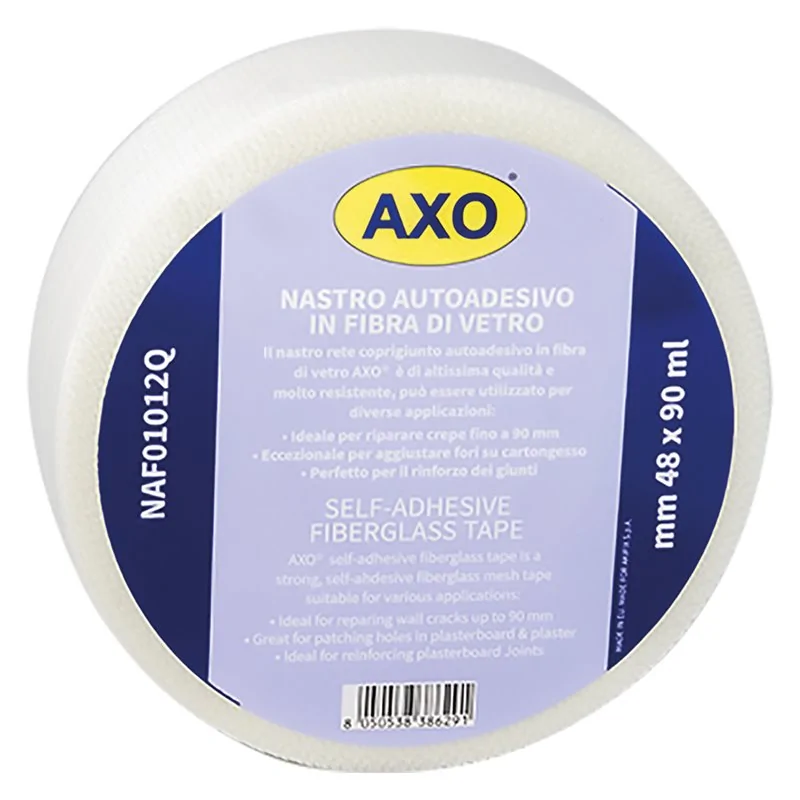 NASTRO A RETE RINFORZO GIUNTI IN FIBRA DI VETRO