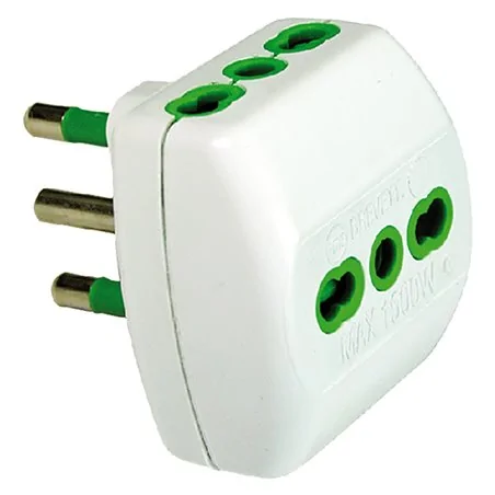 ADATTATORE TRIPLO 16A BIPASSO