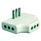 ADATTATORE TRIPLO PIATTO 10A