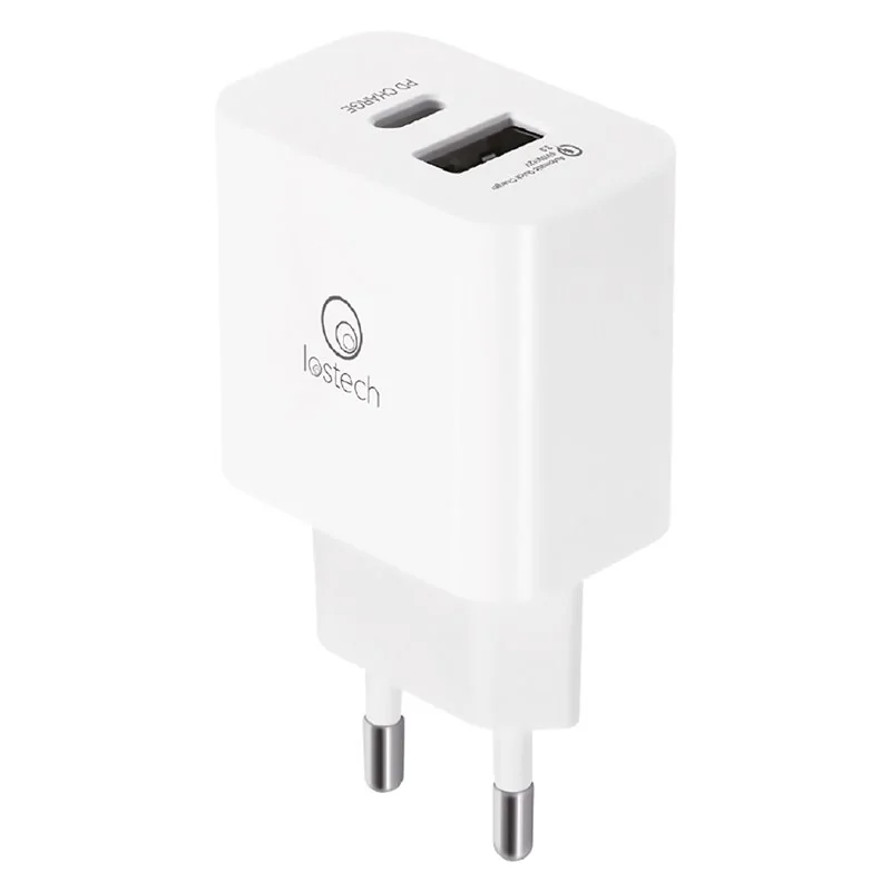 CARICABATTERIA DA MURO DOPPIA USCITA CARICA RAPIDA