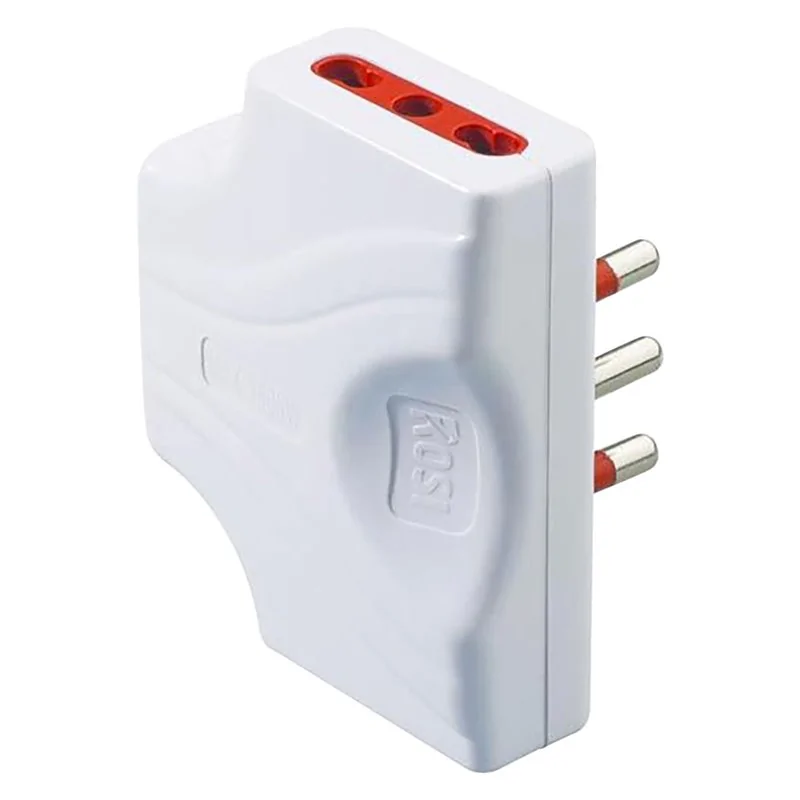 ADATTATORE ULTRAPIATTO TRIPLO SERIE 'EMILIA EXTRA PIATTA