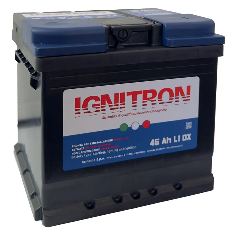 BATTERIA PER AUTO IGNITRON TRADITIONAL