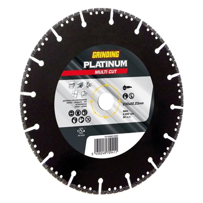 DISCO DIAMANTATO CON ASOLE GRINDING