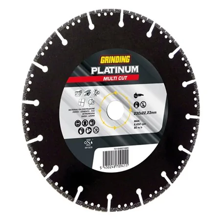 DISCO DIAMANTATO CON ASOLE GRINDING
