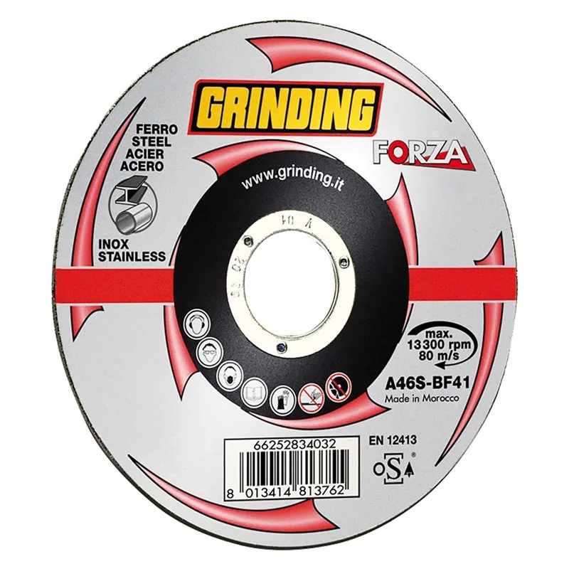 DISCO ABRASIVO PIANO PER INOX/FERRO FORZA GRINDING