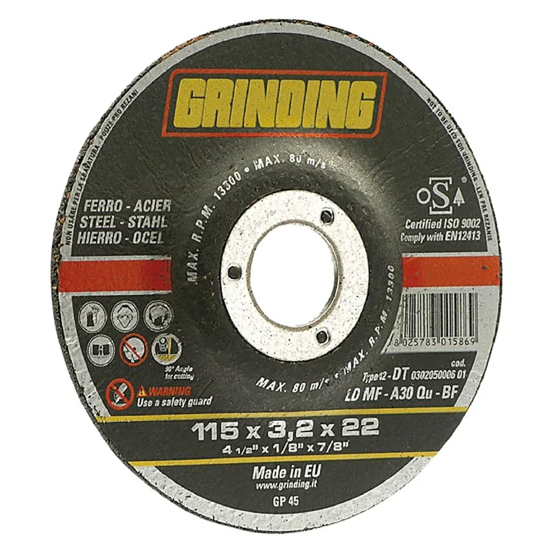 DISCO ABRASIVO PER FERRO GRINDING