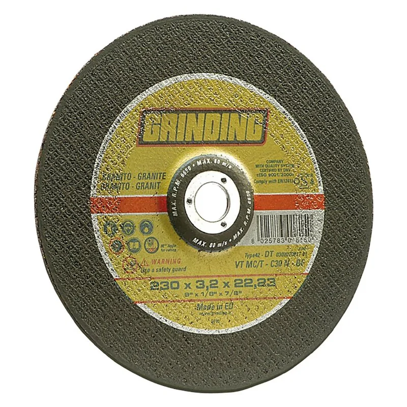 DISCO ABRASIVO PER GRANITO GRINDING