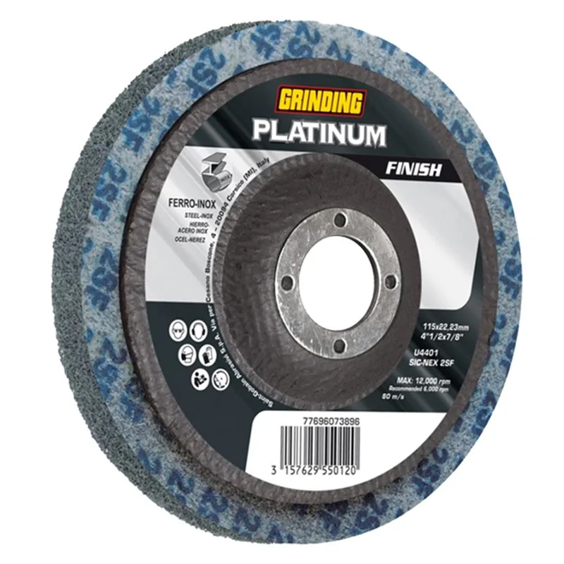 DISCO ABRASIVO PIANO PER FERRO/INOX GRINDING