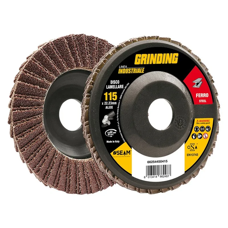 DISCO LAMELLARE PER FERRO GRINDING LINEA INDUSTRIALE