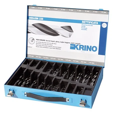 SET PUNTE PER METALLO HSS RETTIFICATE 150 PZ KRINO