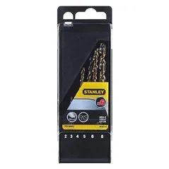 SET PUNTE PER METALLO HSS-E COBALTO 6 PZ STANLEY