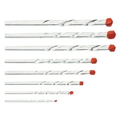SET PUNTE PER MURO 8 PZ TOPTOOLS