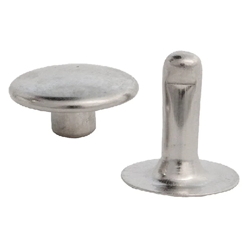 RIVETTO NICHELATO CON TESTA MASCHIO/FEMMINA IN BLISTER