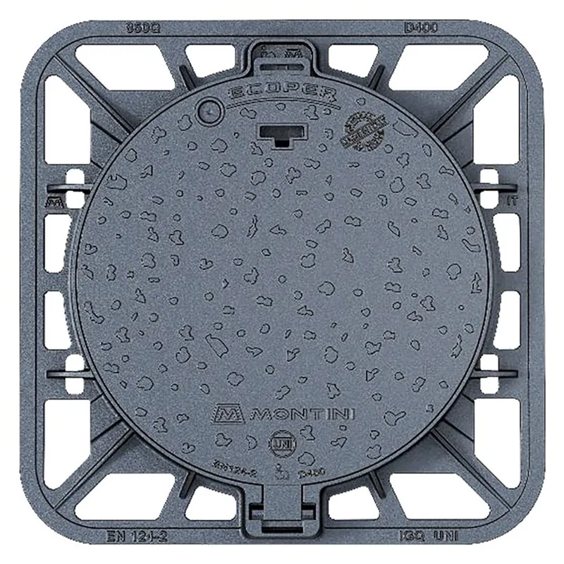 CHIUSINO IN GHISA CLASSE D400 ECOPER Q
