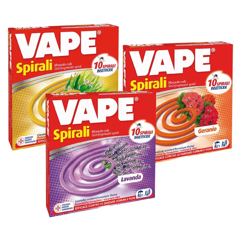 SPIRALI INSETTICIDE PROFUMATE VAPE