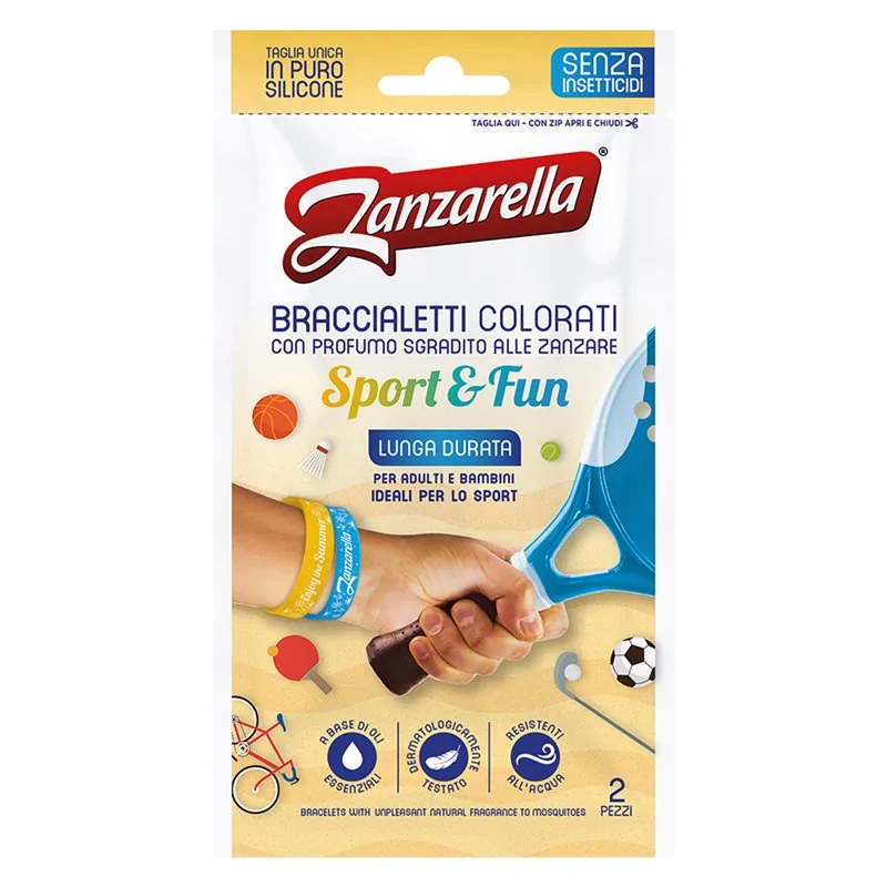 BRACCIALETTO ANTI ZANZARA 'SPORT & FUN'
