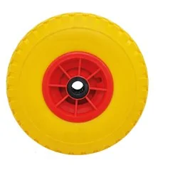 RUOTA POLIURETANICA PER CARRELLI CON CUSCINETTO