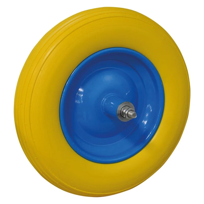 RUOTA POLIURETANICA PER CARRIOLA 