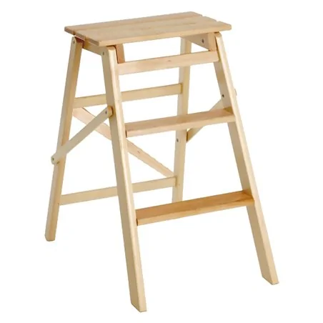 SGABELLO 'SCALETTA' IN LEGNO