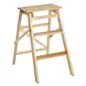 SGABELLO 'SCALETTA' IN LEGNO
