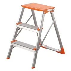 SGABELLO SINGOLA SALITA 'STYLO' IN ALLUMINIO