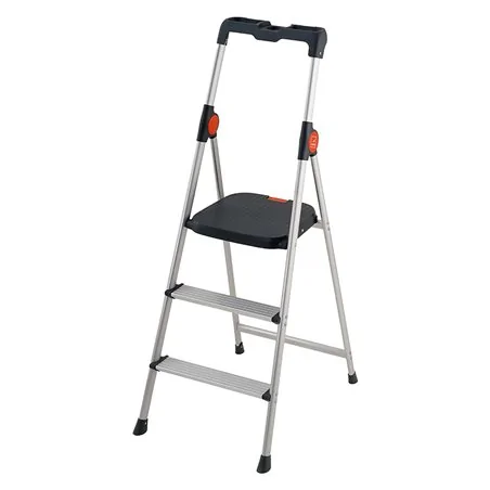 SGABELLO 'DEKORSTEP' IN ALLUMINIO