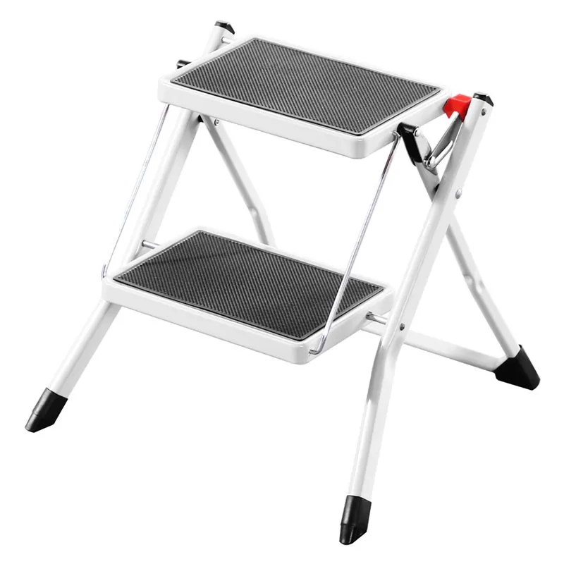 SGABELLO APRIBILE CON TAPPETINO 'KLOSE' IN ACCIAIO