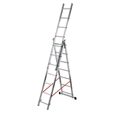 SCALA A TRE ELEMENTI IN ALLUMINIO