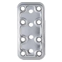 PIASTRA DIRITTA ART.745IN ACCIAIO INOX