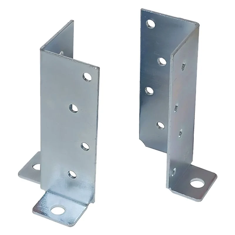 SUPPORTO PER PILASTRI AD ANGOLO ZINCATO