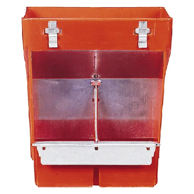 MANGIATOIA A TRAMOGGIA PER CONIGLI IN PLASTICA