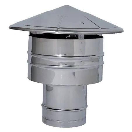 FUMAIOLO A CAPPELLO ANTIPIOGGIA INOX