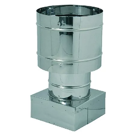 1FUMAIOLO A CAPPELLO 'QUATTRO VENTI' BASE QUADRA INOX KASART
