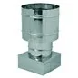 1FUMAIOLO A CAPPELLO 'QUATTRO VENTI' BASE QUADRA INOX KASART