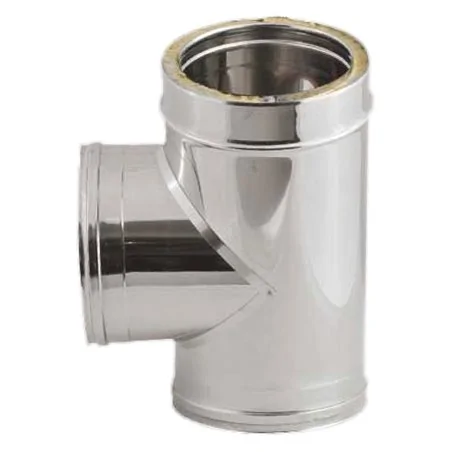 RACCORDO DOPPIA PARETE A 'T' 90° INOX 8/13 KASART
