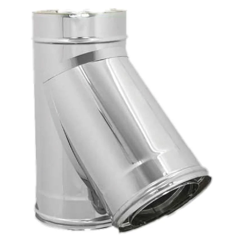 RACCORDO DOPPIA PARETE A 'Y' 135° INOX KASART