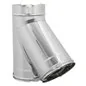 RACCORDO DOPPIA PARETE A 'Y' 135° INOX KASART