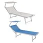 LETTINO SPIAGGIA CON PARASOLE 'MATTINATA'