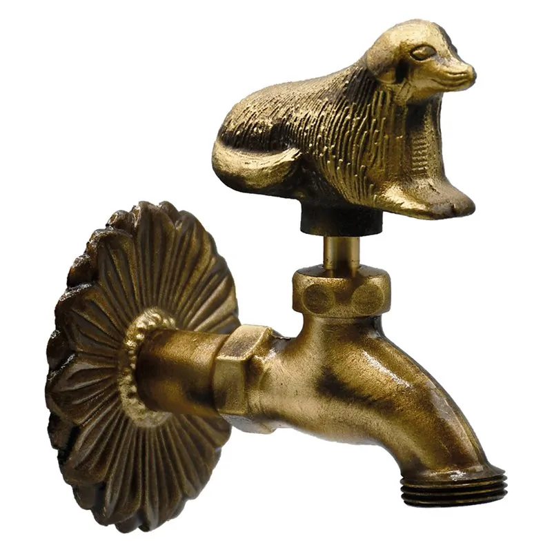 RUBINETTO ORNAMENTALE 'CANE'