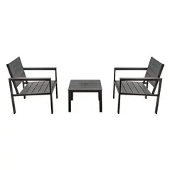 SET GIARDINO EFFETTO POLYWOOD 'OROSEI'