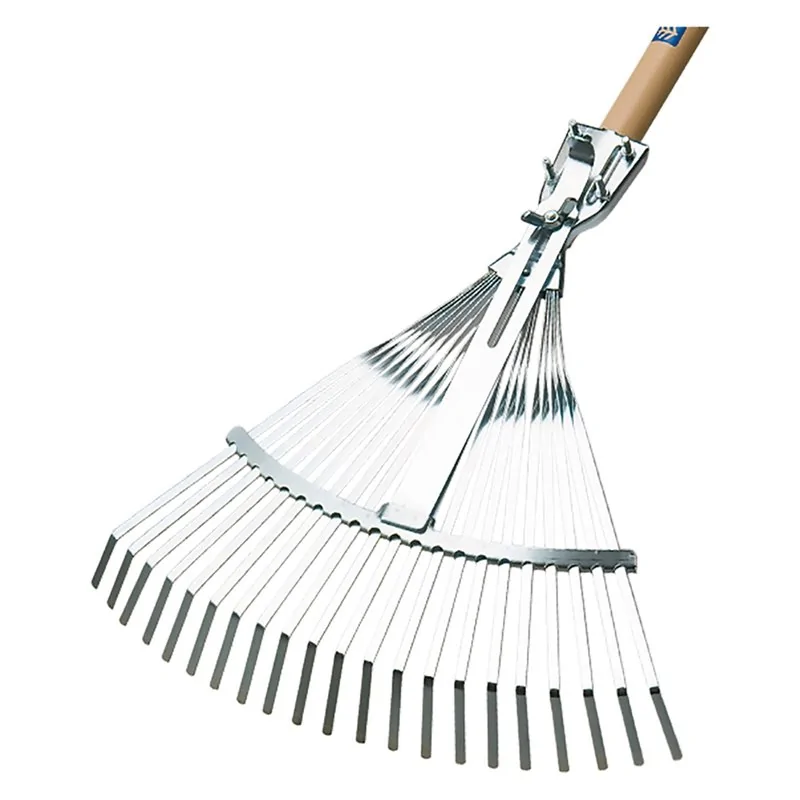 SCOPA DA GIARDINO REGOLABILE ATTACCO A MORSETTI