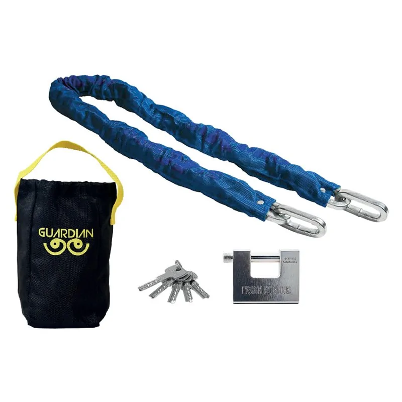 CATENA ANTIFURTO MAGLIA QUADRA CON LUCCHETTO