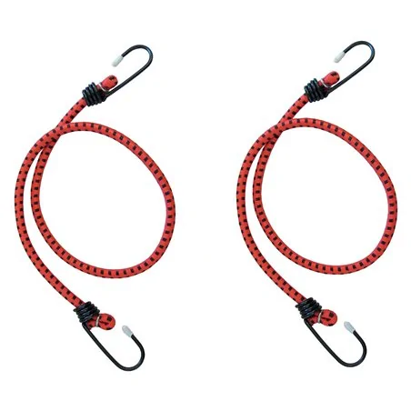 ELASTIC LUGGAGE CORD LEGABAGAGLI CON GANCI IN FERRO 25 PZ