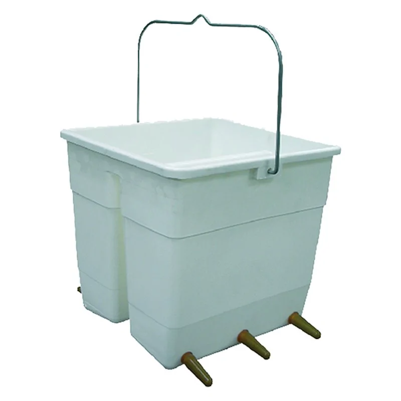 SECCHIO CON POPPATOI PER AGNELLI