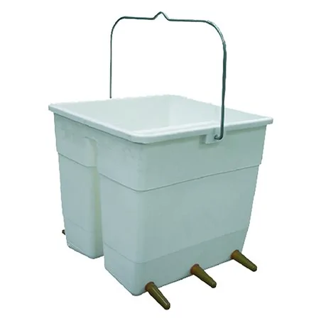 SECCHIO CON POPPATOI PER AGNELLI