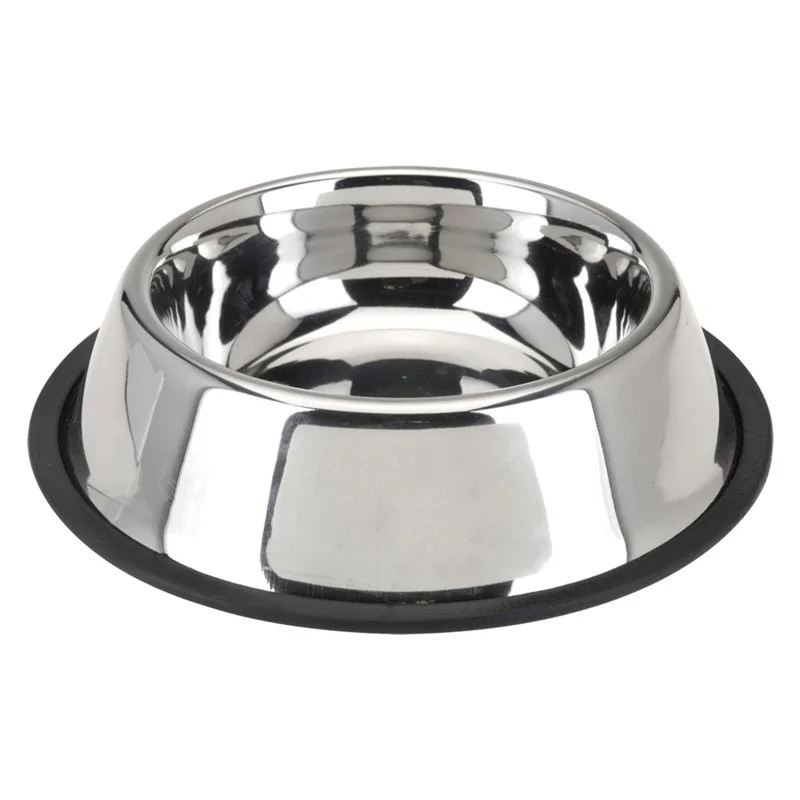 CIOTOLA PER CANE TONDA IN ACCIAIO