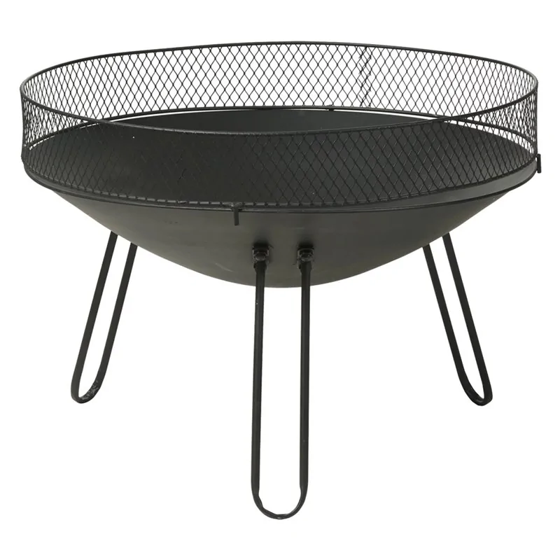 BRACIERE CIRCOLARE IN METALLO CON PROTEZIONE