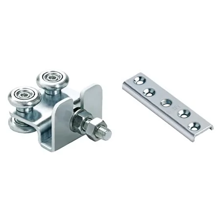 CARRELLO A 4 CUSCINETTI CON PIASTRA ART 40/24