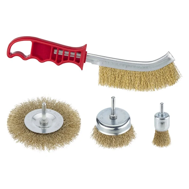 SET SPAZZOLE MISTE A MANO E PER TRAPANO