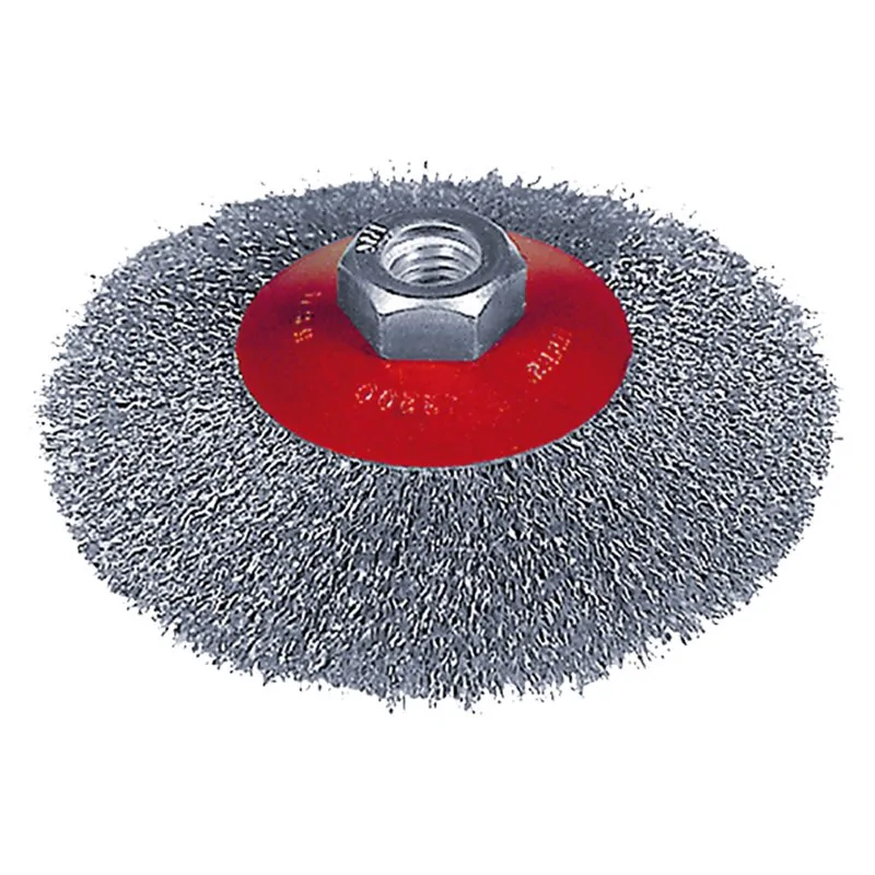 SPAZZOLA CONICA PER SMERIGLIATRICE FILI ONDULATI SIT